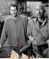 Bladesmiths J.D. Smith (right) and Paul Cooper
