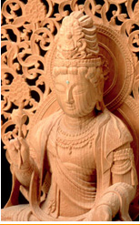 Japanese Buddhist sculpture by Thomas Matsuda