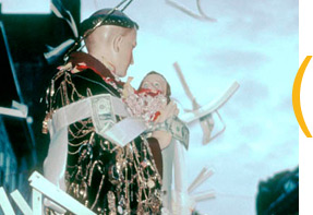 Saint Anthony's Feast, Boston's North End, 1999. Photo by Maggie Holtzberg.