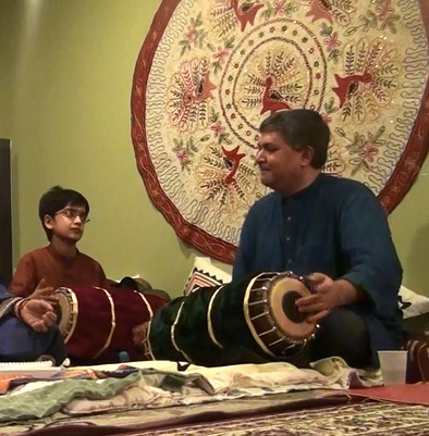 Gaurishankar Chandrashekhar, Apprenticeship in South Indian mridangam, 2014; South Grafton, Massachusetts;