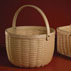 New England pounded ash basketry