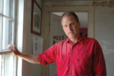 Harold Burnham standing at home: 2006: 
