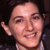 Nairi Havan and her son with one of Anahid Kazazian's embroideries; Apprenticeship - Armenian Marash embroidery; 2002: Lexington, Massachusetts
