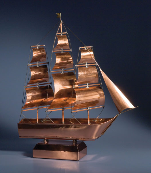 Clipper Ship, Full-hull ship model: 2007; Daniel Hardy (b. 1947)